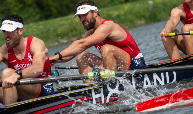 <p>Ruben Knab in de Holland 8 in 2019.</p>