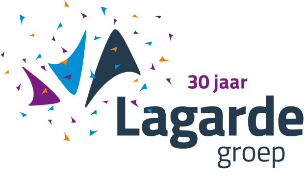 Logo 30-jarig jubileum Lagarde Groep