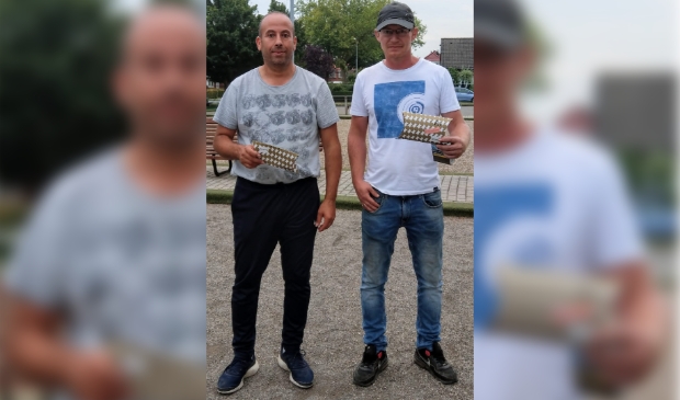 <p>Mohammedi Jadoun en rechts Sebastiaan Diemel.</p>