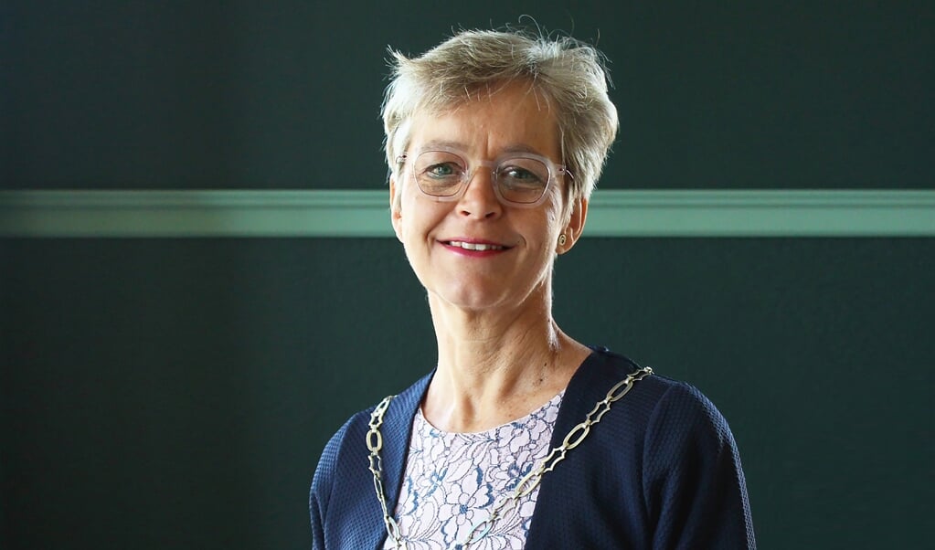 Burgemeester Yvonne van Mastrigt.