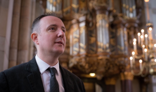 Organist Gerwin van der Plaats
