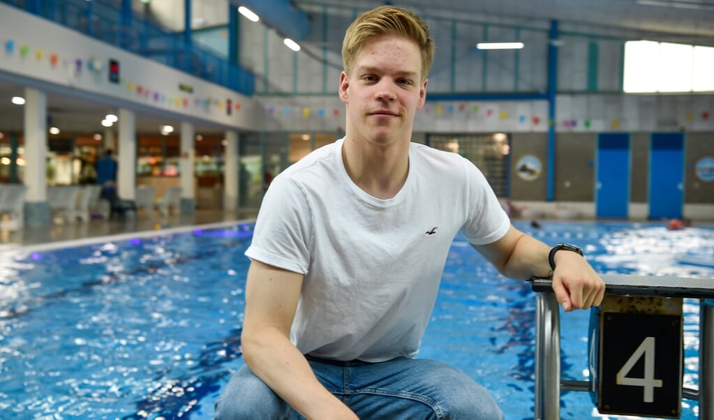 Querijn Hensen sneuvelde in de series van de 50 meter vrije slag, maar heeft zijn zinnen gezet op de 100 meter vrije slag.