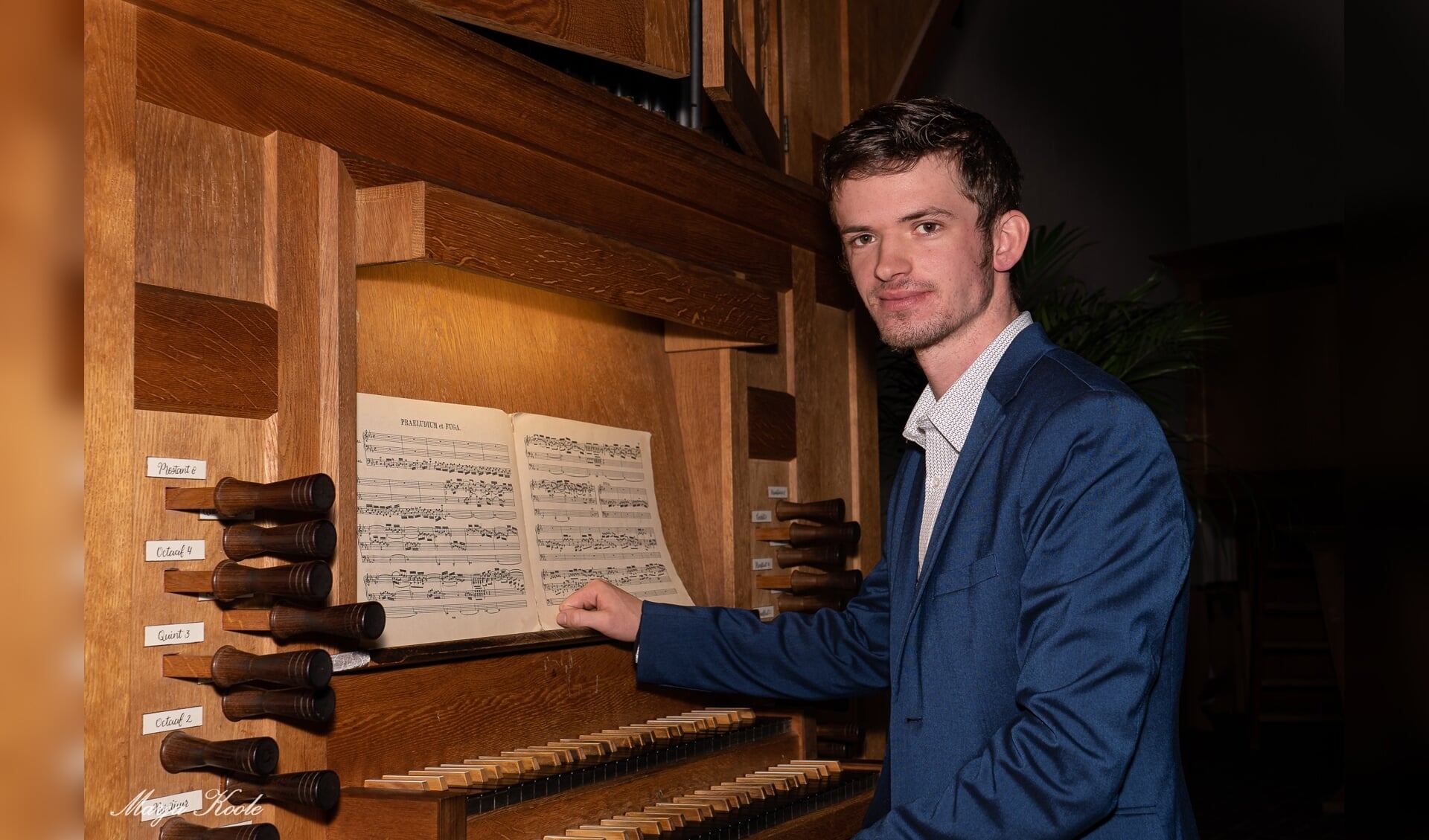 organist Martien de Vos