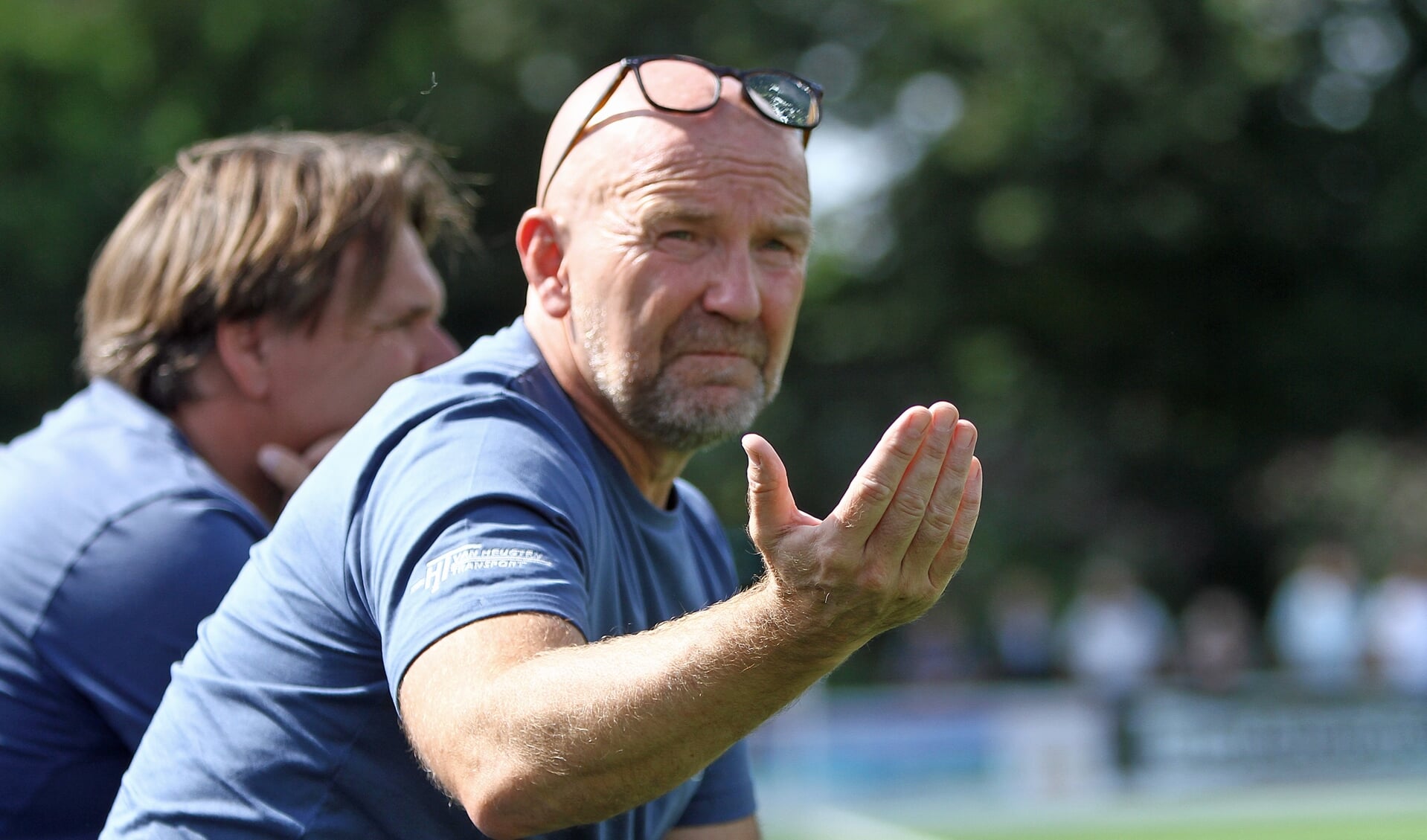Coach Jürgen Schefczyk van Scherpenzeel.