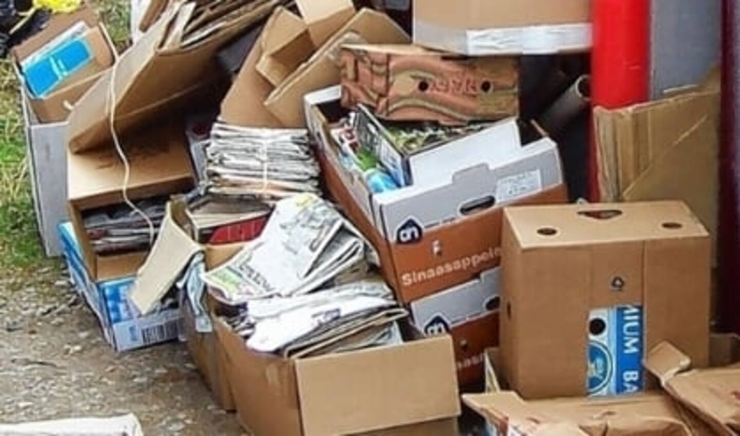 oud papier inzameling voor Concordia