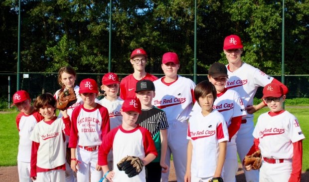 <p>Het pupillenteam van The Red Caps</p>
