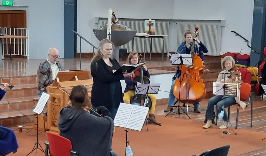 Repetitie Bach Ensemble Amsterdam.