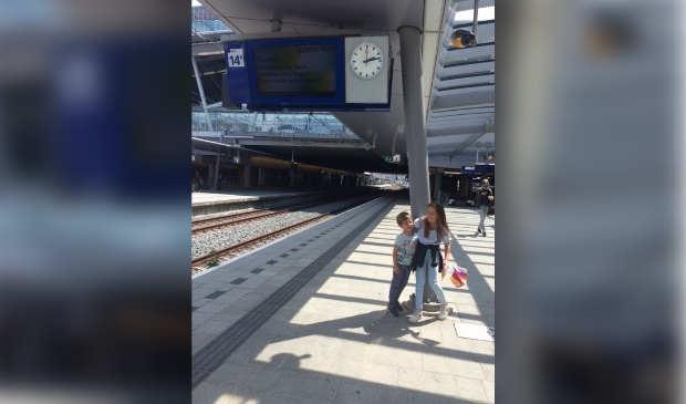 <p>Met de trein naar Driebergen.</p>