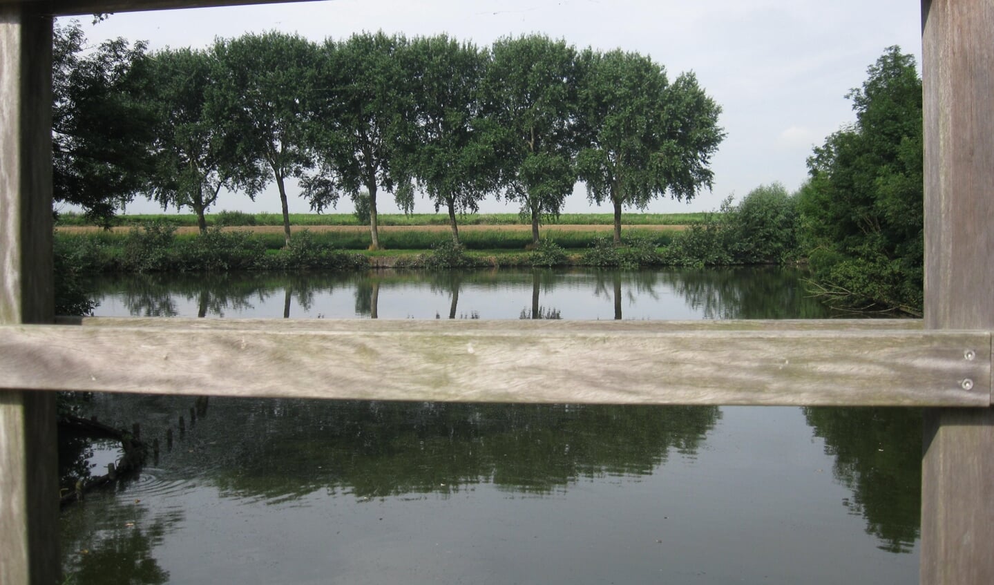 Leo Kranenburg toont een bijzondere plek op de Spaarndammerdijk.