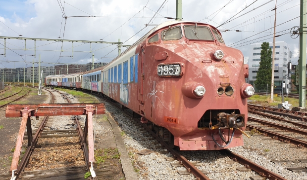 <p>De TEE-trein is straks in Nieuw-Vennep te bewonderen.</p>