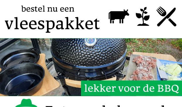 <p>reclamebord Eet van de boer. nl</p>
