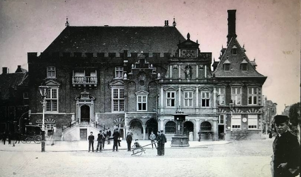 <p>Stadhuis Haarlem 1900-1910. </p>