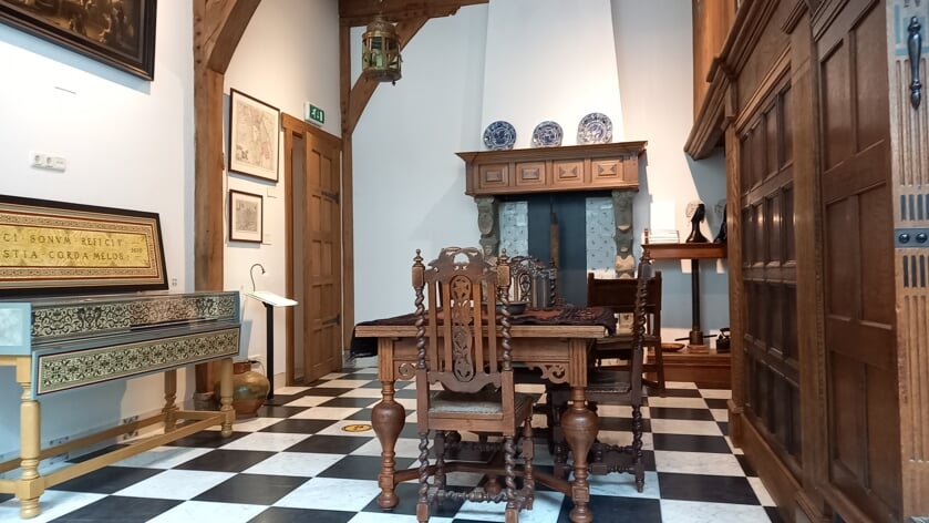 Interieur van het Hendrick Hamelmuseum op de Kortendijk