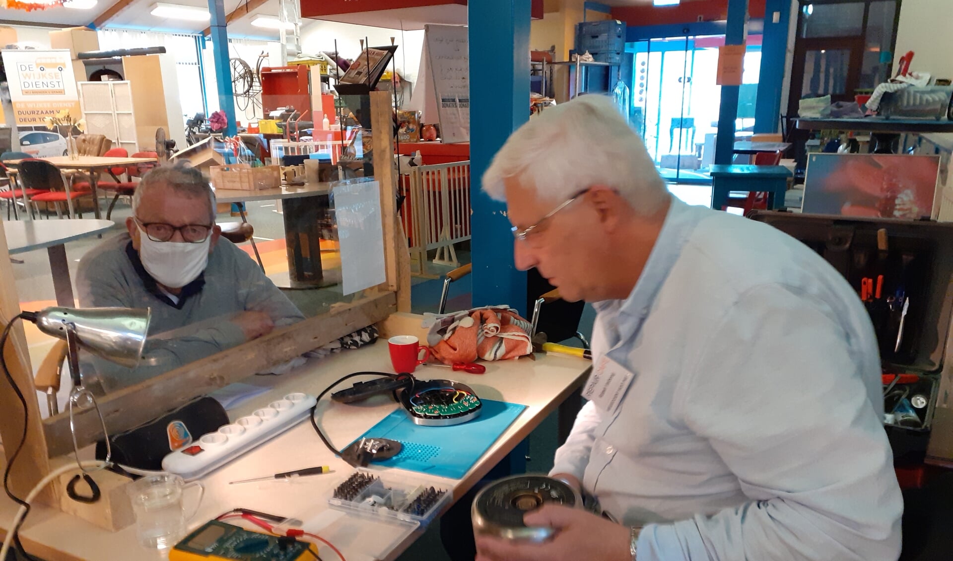 Het Repair Café is voortaan in de ochtend open