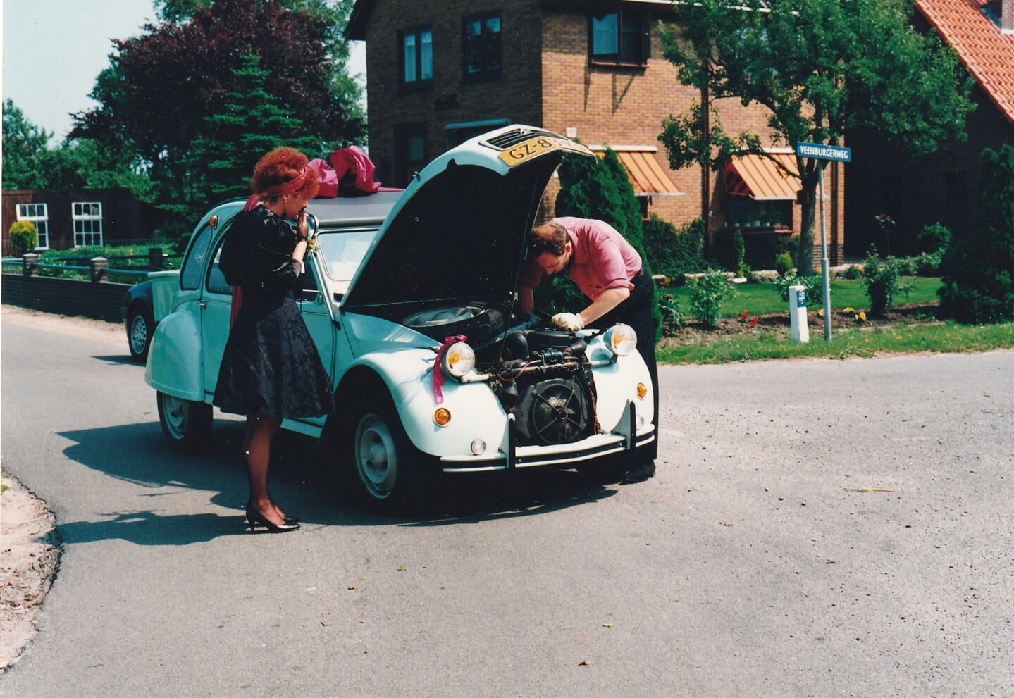 Taco Brandsma en Alie Zwarts in 1991.