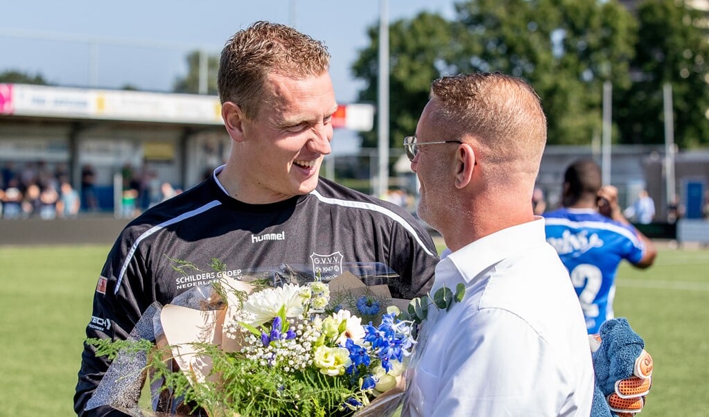 In september werd Johan Jansen gehuldigd voor zijn 300e wedstrijd in het eerste van GVVV.