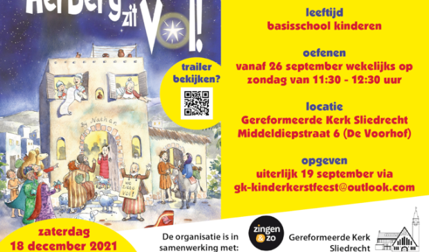 Flyer Kerstmusical 2021