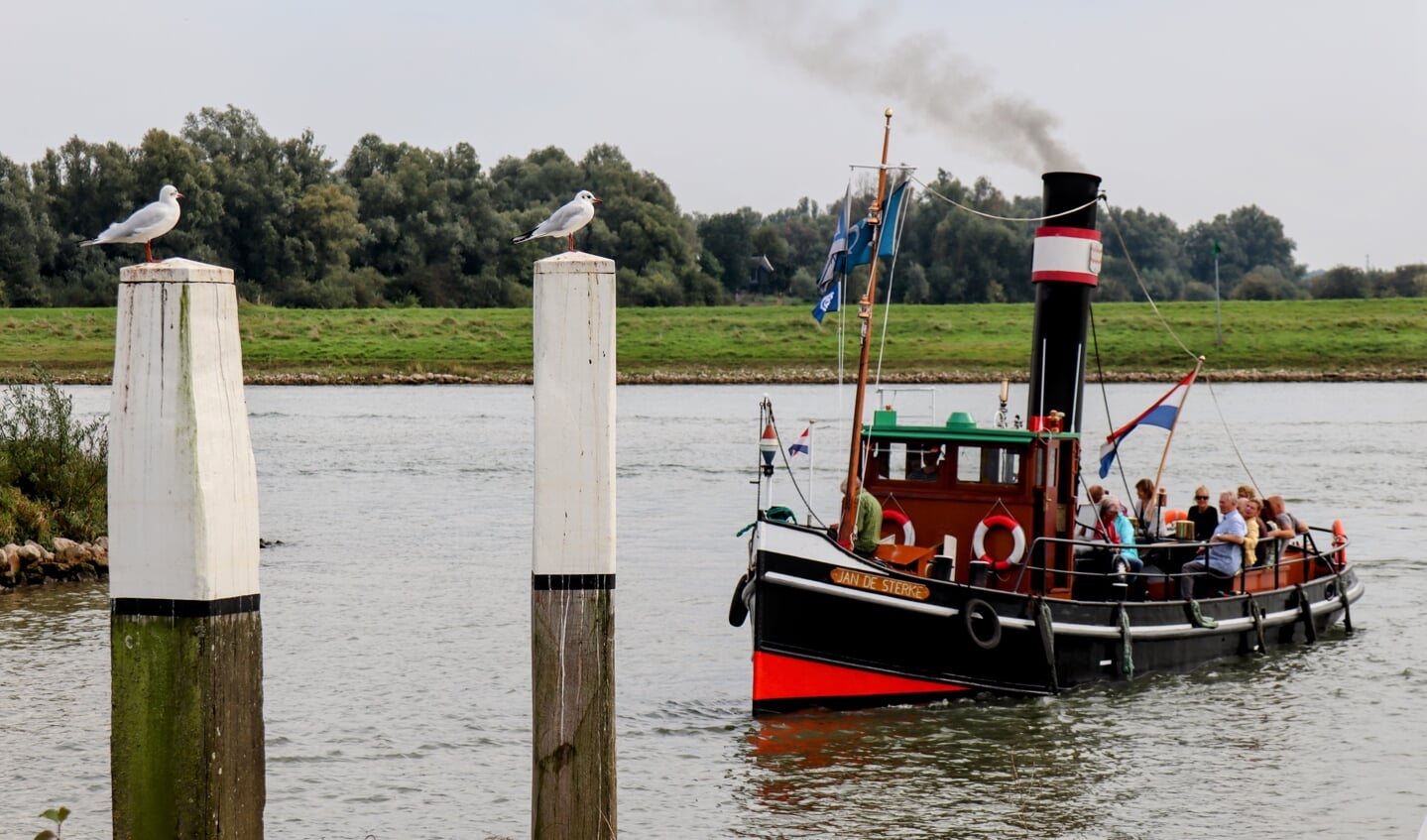 De stoomsleepboot Jan de Sterke uit Gorinchem was present op de Lekko dagen