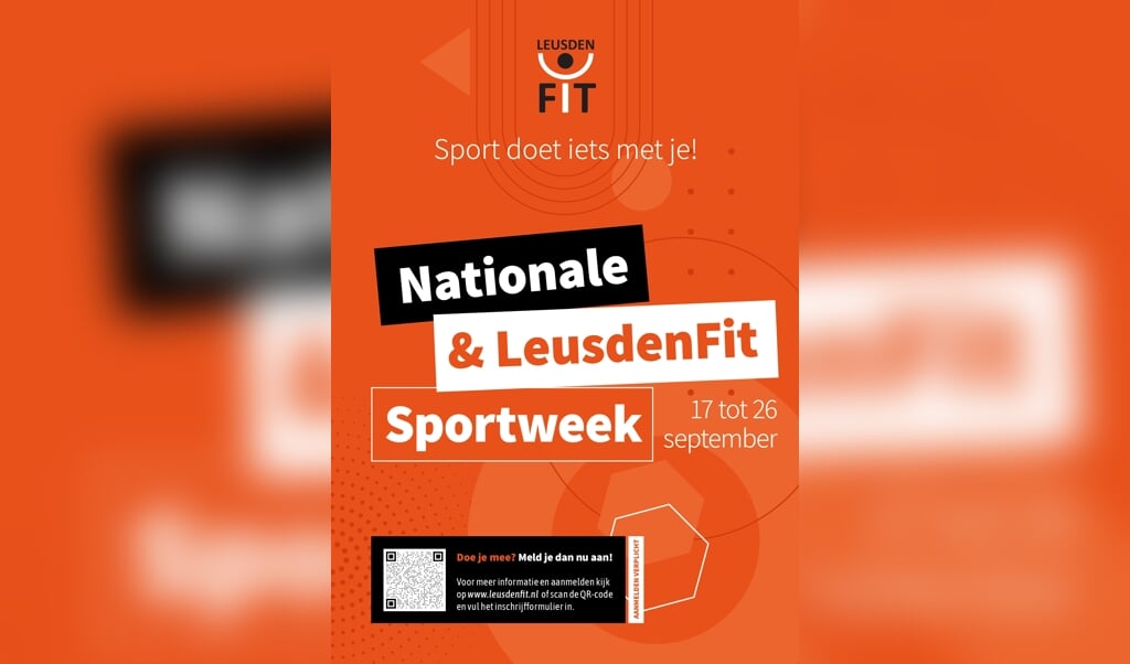 Uitnodiging Nationale & LeusdenFit week