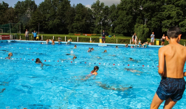 Kinderen in het zwembad