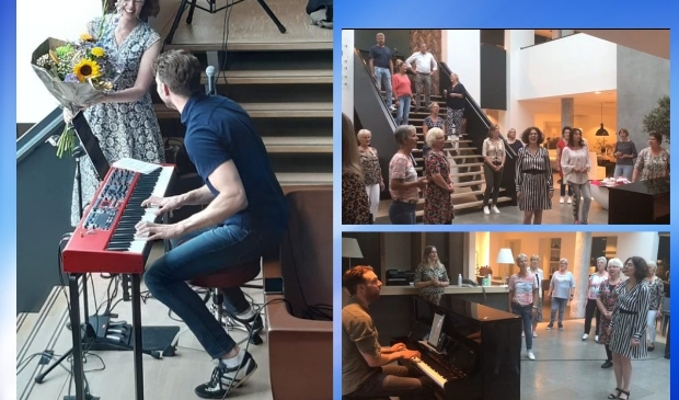 gospelkoor Candela repeteert o.l.v. nieuwe dirigent Dennis de Bruijn