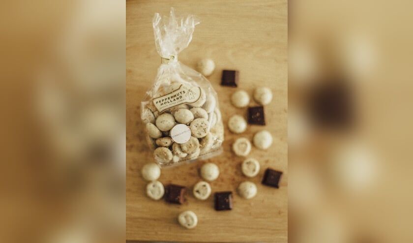Kruidnoten met straciatella-smaak.
