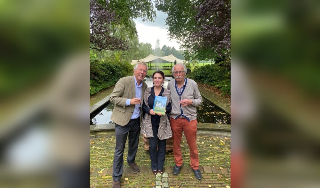 Diederik Six, Tania Ravelli en Teun Bleijenberg op buitenplaats Doornveld