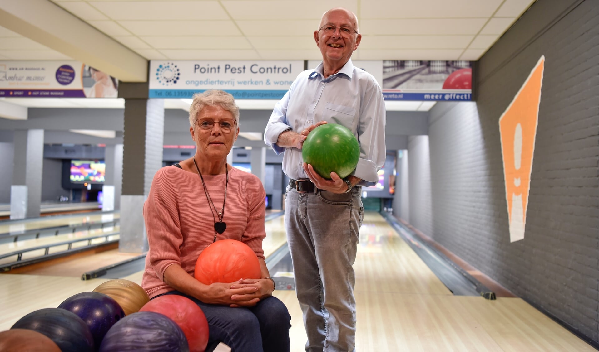 Hans en Ada Brehler waren gedurende een periode vaker op de bowling baan dan thuis.
