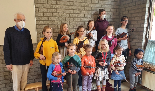 leerlingen van vioolleraar Johannes Lievaart
