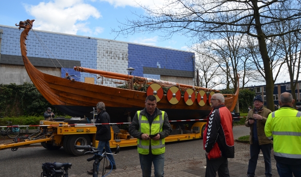 In april heeft het Vikingschip de Vikinghal verlaten.