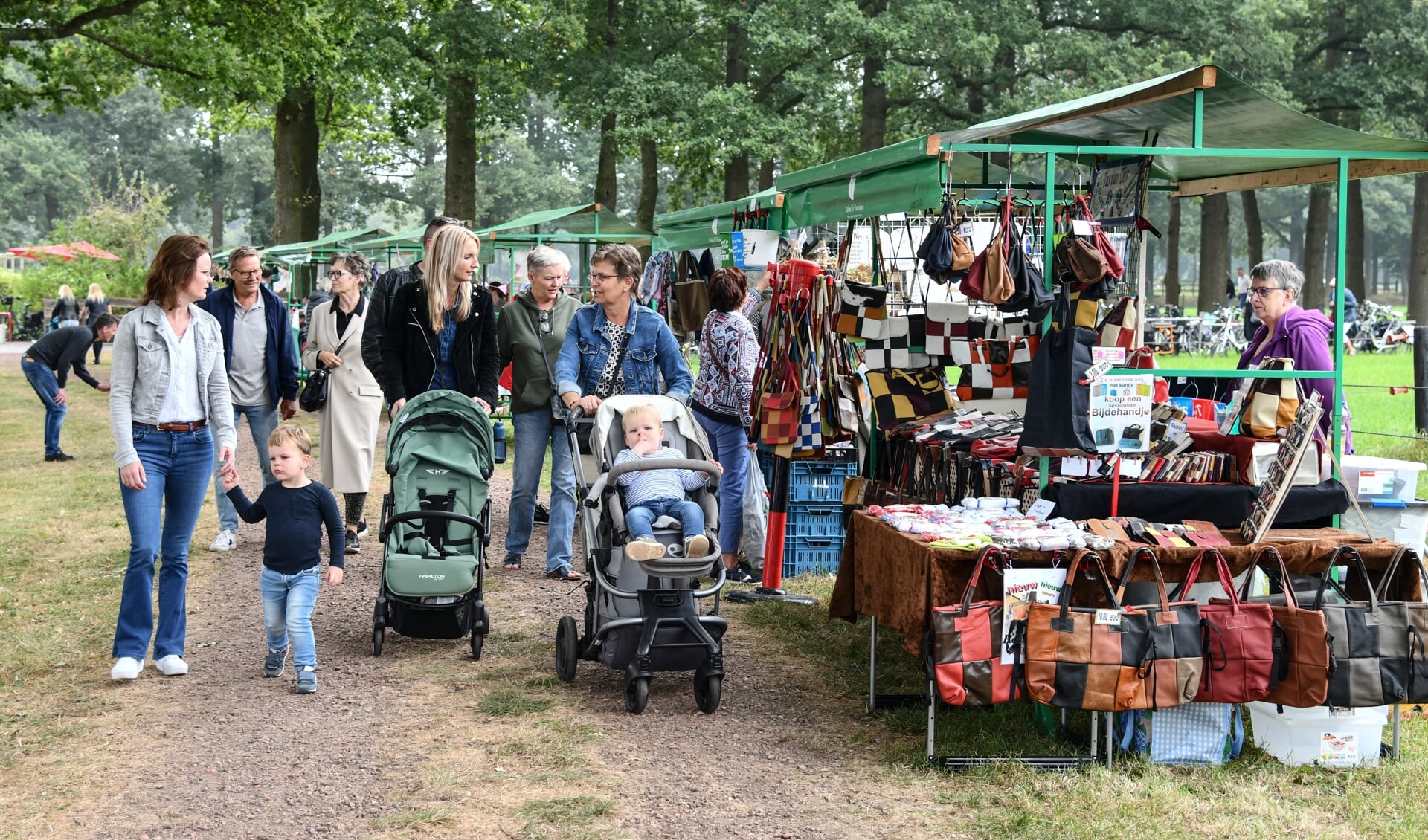 Momentopname van de Herfstmarkt van vorig jaar.