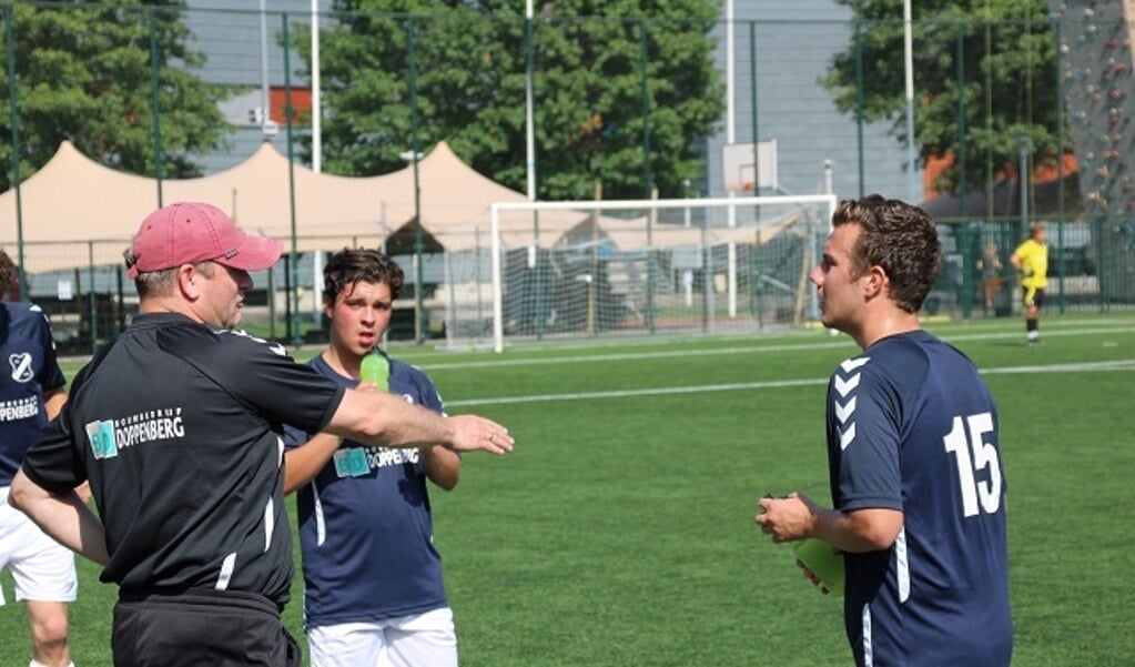 Trainer Harry Oussoren kon tevreden zijn met de prestatie van zijn spelers in Nijmegen