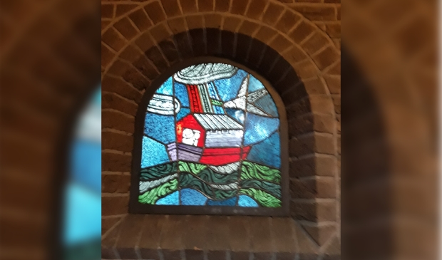 De ark van noach in de Barbarakerk Bunnik