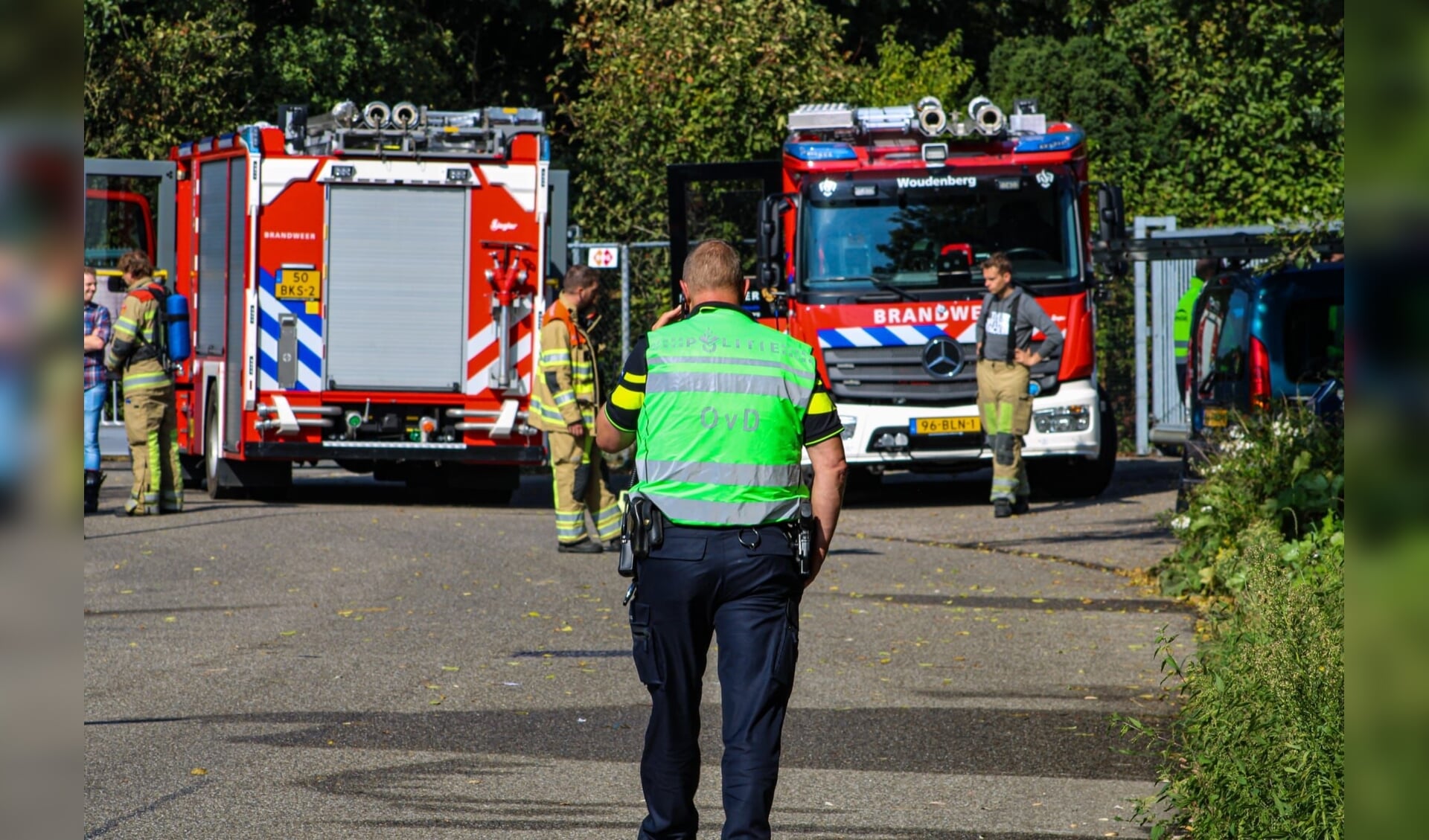 Woensdagochtend werden de hulpdiensten massaal opgeroepen voor de melding van een lekkage van ammoniak bij Zandbergen. 