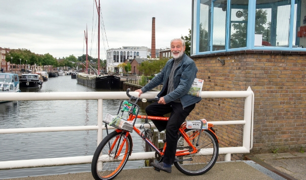<p>Joop de Keijzer columnist van De Stad Amersfoort, brugwachter en havenmeester</p>