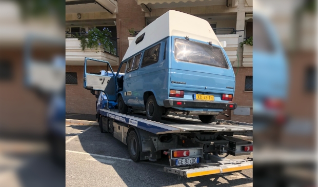 <p>De camper werd gestolen, maar is weer gevonden.</p>