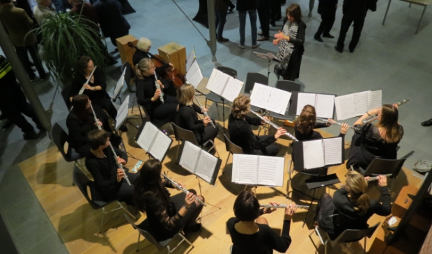 Tijdens de Nieuwjaarsreceptie van de Gemeente Rhenen