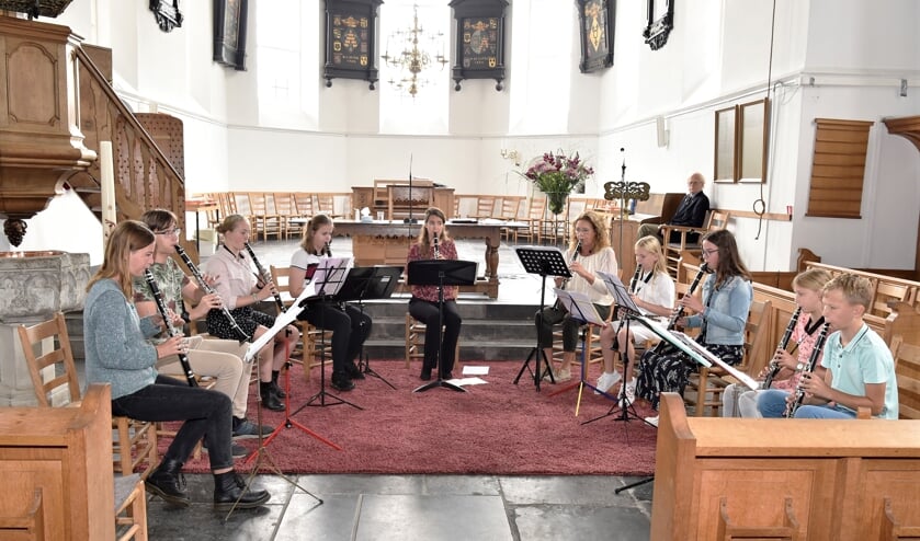 Muziek in de Oude Kerk tijdens de opening van Open Monumentendagen .