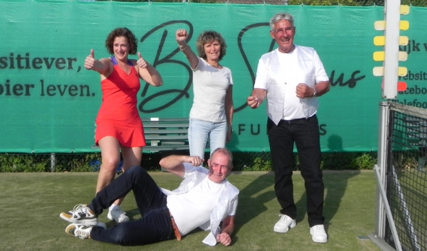 <p>Joke, Moniek, Jan en Willem hebben er als AC alles aan gedaan om van GTST een succes te maken. Ontbreekt op de foto: Joyce. </p>