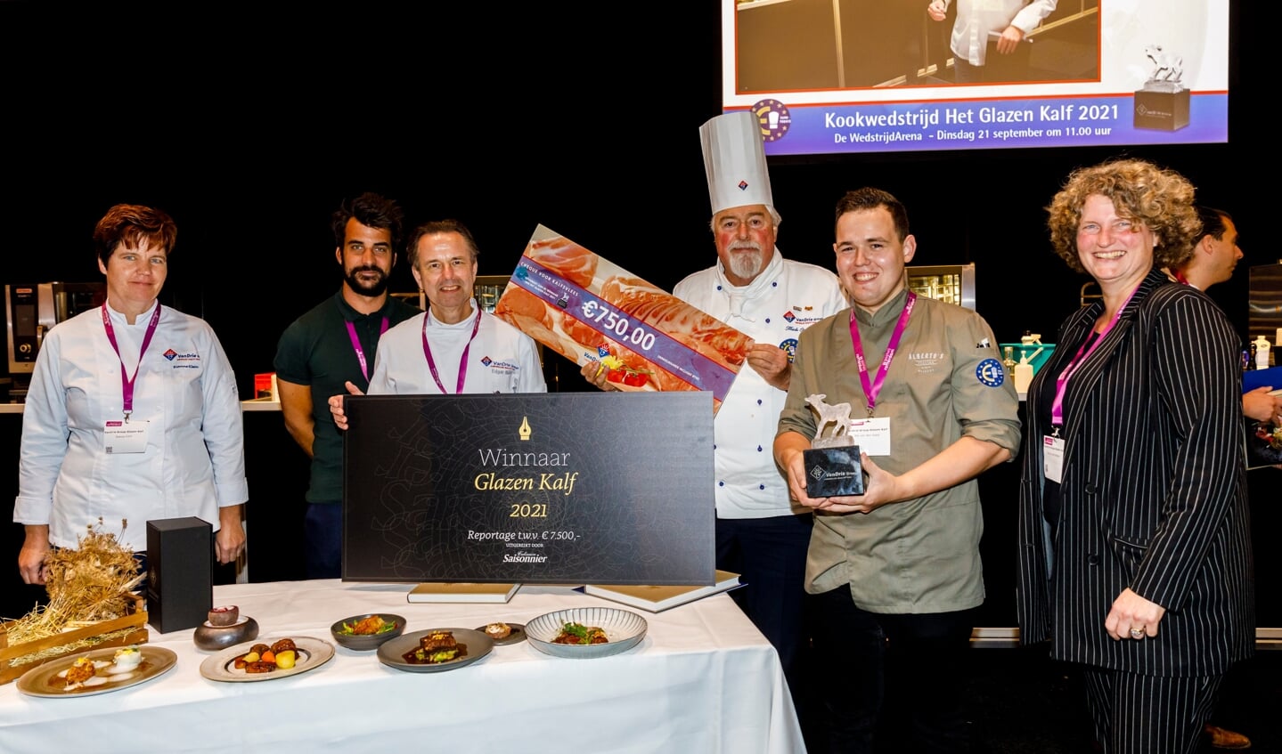 Jury en winnaar Glazen Kalf 