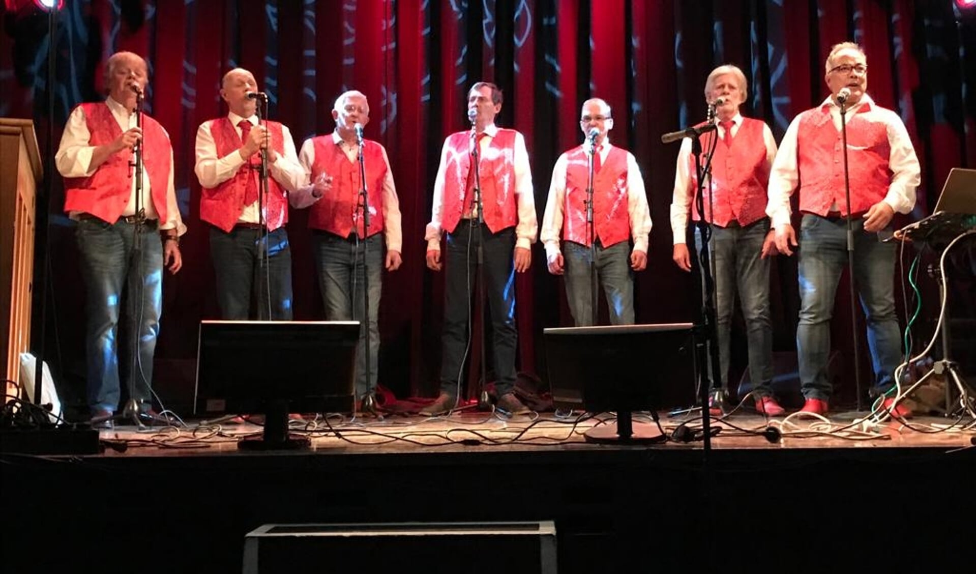 Zoals de naam al verklapt bestaat de zanggroep uit zeven frontmannen tussen de 60 en 74 jaar.