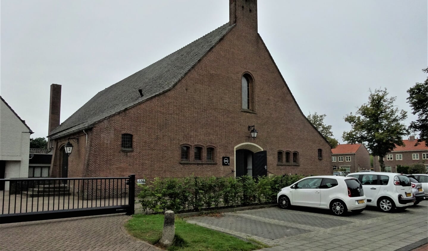 De Solafidekerk (1951) aan de Eikenlaan. Sinds eind 2020 is het gebouw in gebruik door 'The Power community-groep.