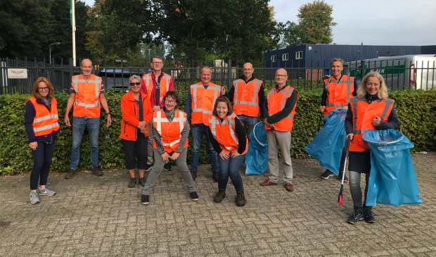 De zwerfvuil opruim toppers