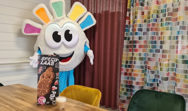 Mascotte Blissi met speculaaspop