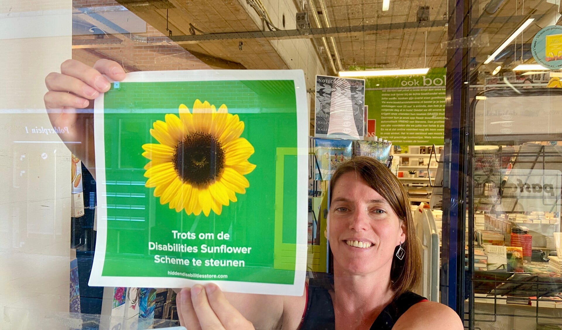 Boekhandel Stevens erkent de Sunflower