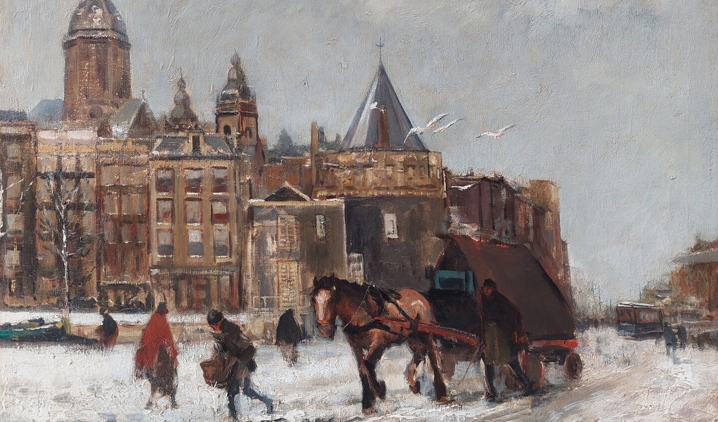 Winter Prins Hendrikkade Amsterdam