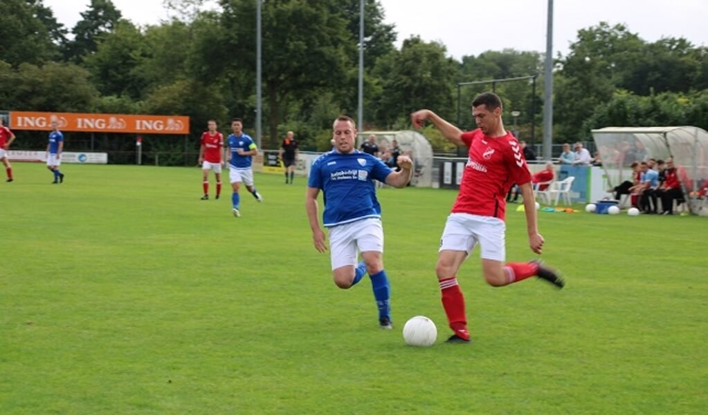 Met twee treffers had Patrick Kloppenburg een groot aandeel in de zege van sc Hoevelaken