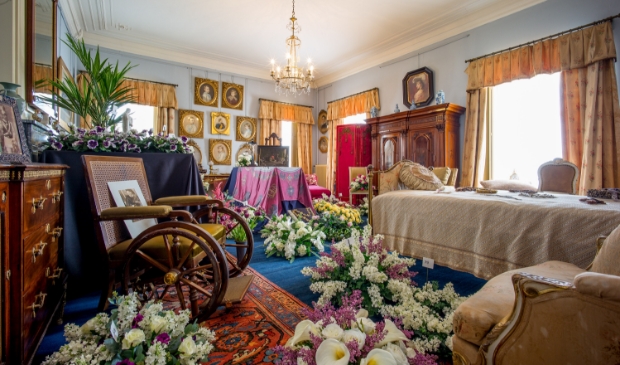 De sterfkamer van Auguste Victoria in Huis Doorn.