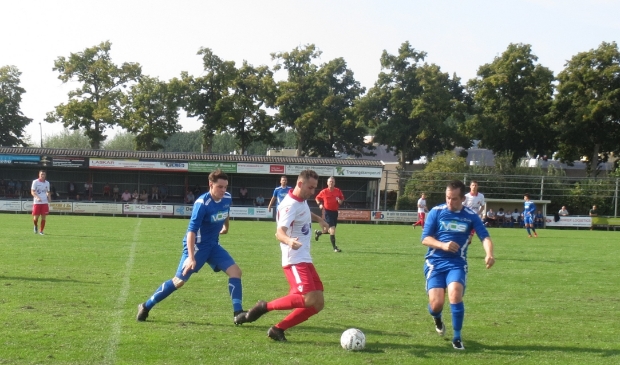 Johan Woltman in duel met sv Capelle