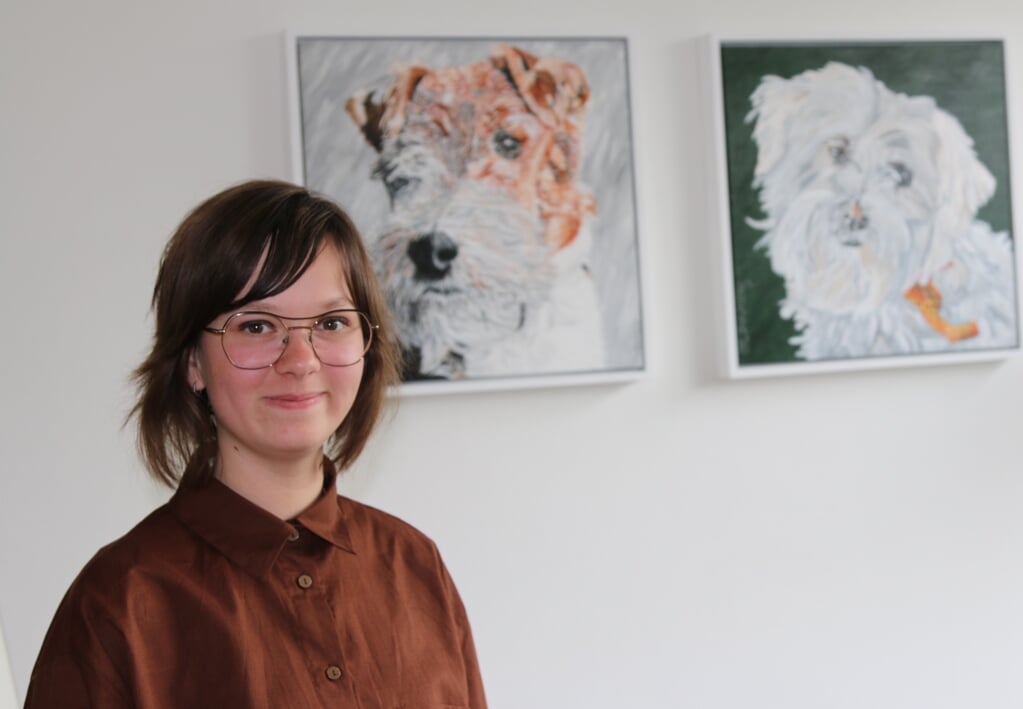 Suzanne Brouwer is de jongste deelneemster aan deze editie van de Kunstroute Hoevelaken.